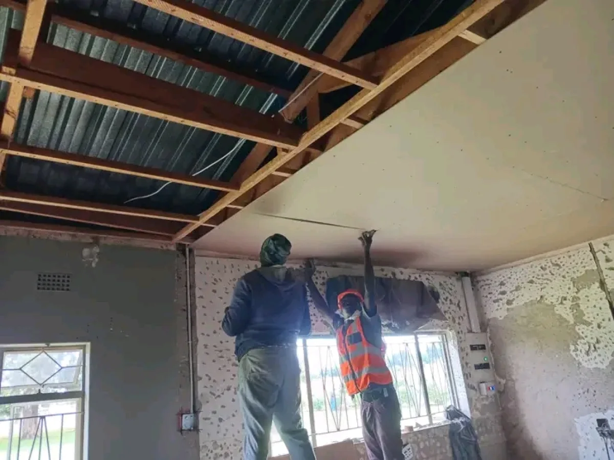 Ceiling and partition installation